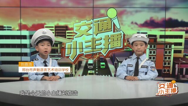 交通小主播刘嘉浩 尹雨彤