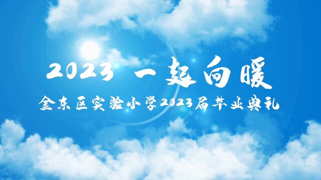 金东区实验小学2023年毕业典礼视频