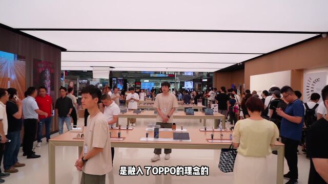 OPPO全国首家形象旗舰店焕新开业!一个品牌理念完美融入的门店!