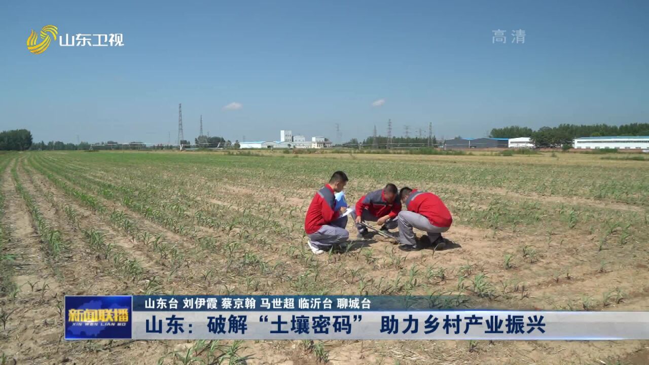 打造乡村振兴齐鲁样板|山东:破解“土壤密码” 助力乡村产业振兴