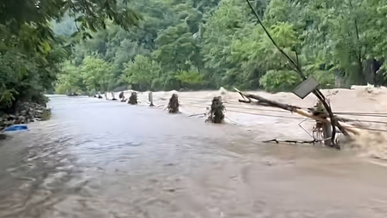 绵阳暴雨来袭:养马峡景区、北川老县城地震遗址暂时关闭