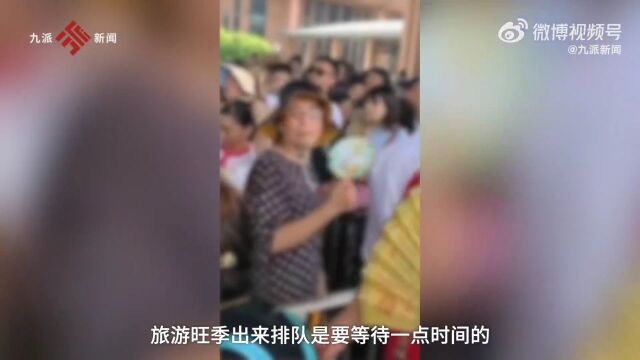 游客排队两三小时喊退票?南京牛首山景区:旺季游客多但没那么久