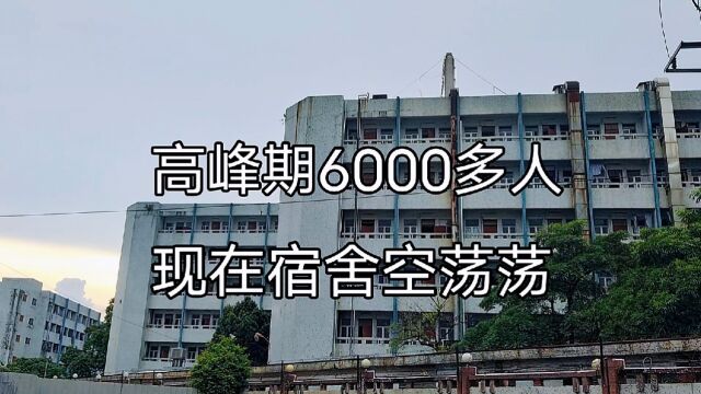 东莞桥头百德针织厂,10几栋宿舍高峰期6000多人,现在变成了这样