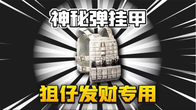 暗区突围:狙仔专用神秘弹挂甲!不用花钱限量10个!