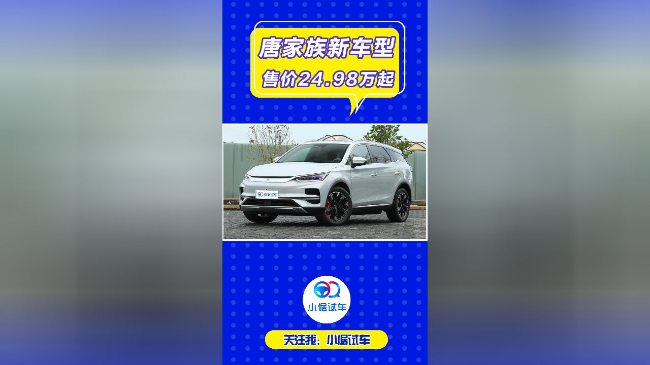 唐家族新车型24.98万元起 新能源车还会更便宜吗?