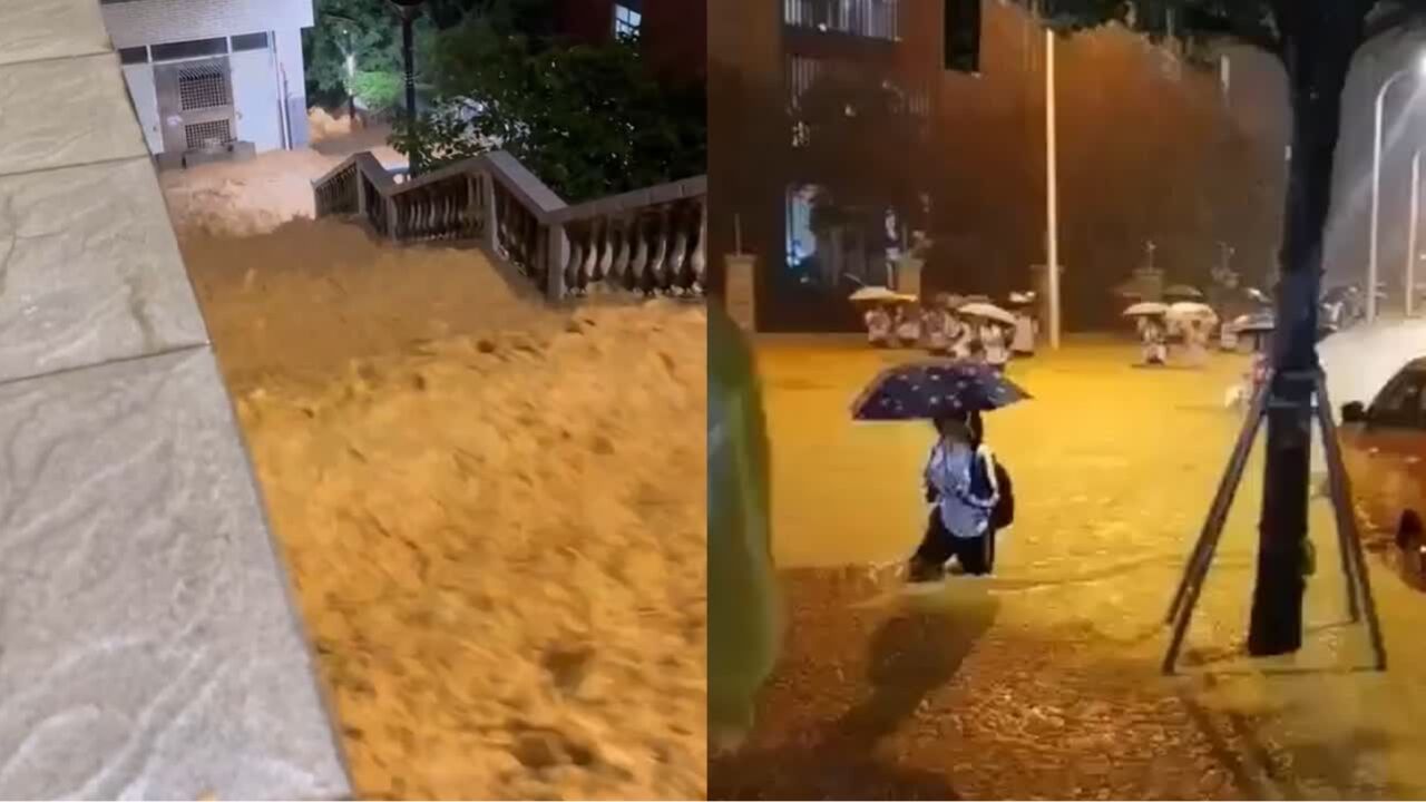 福州发布暴雨红色预警:城区部分道路积涝,地铁全线暂停运营,紧急转移36026人