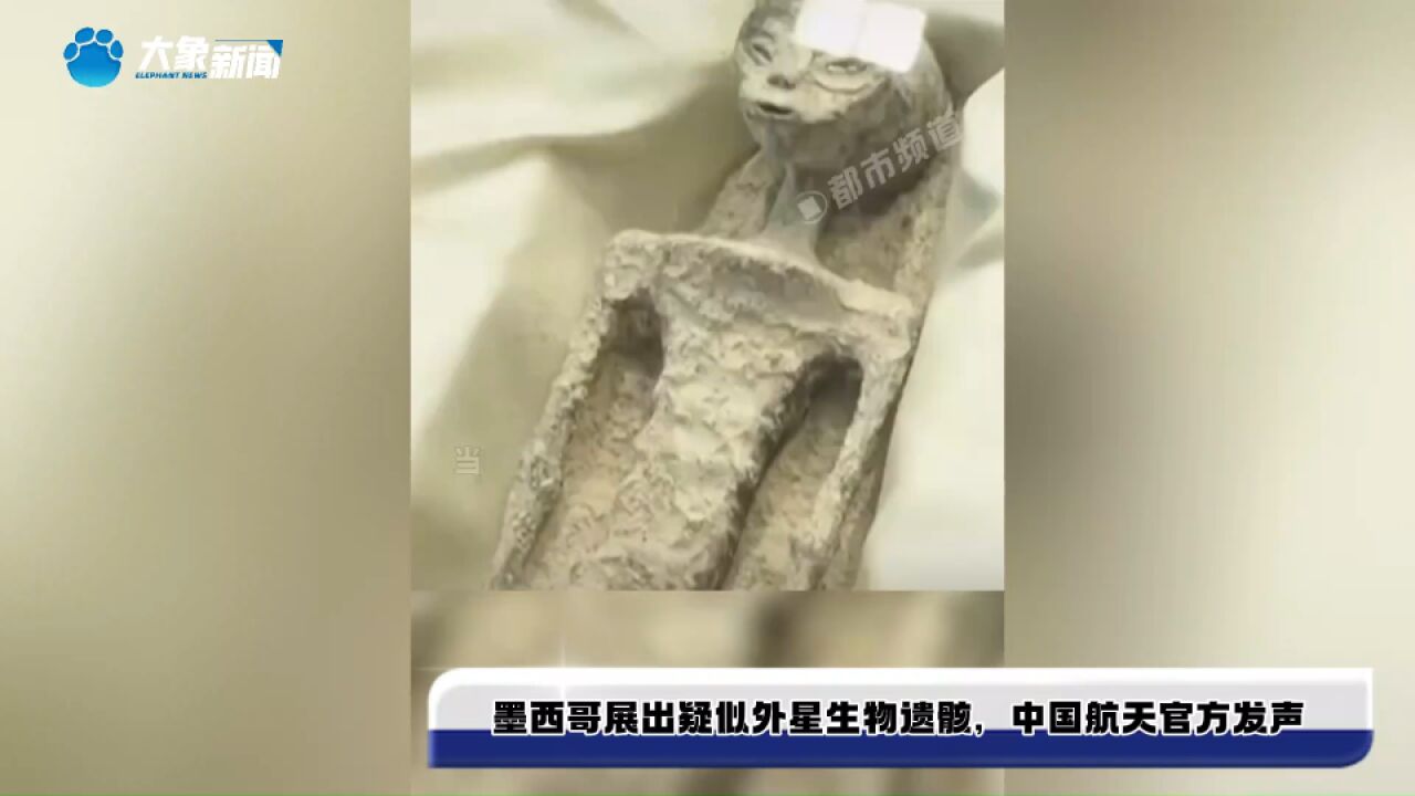 墨西哥展出疑似外星生物遗骸,中国航天官方发声:尚未发现可证明外星人存在的确凿证据