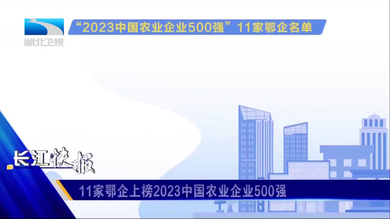 11家鄂企上榜2023中国农业企业500强