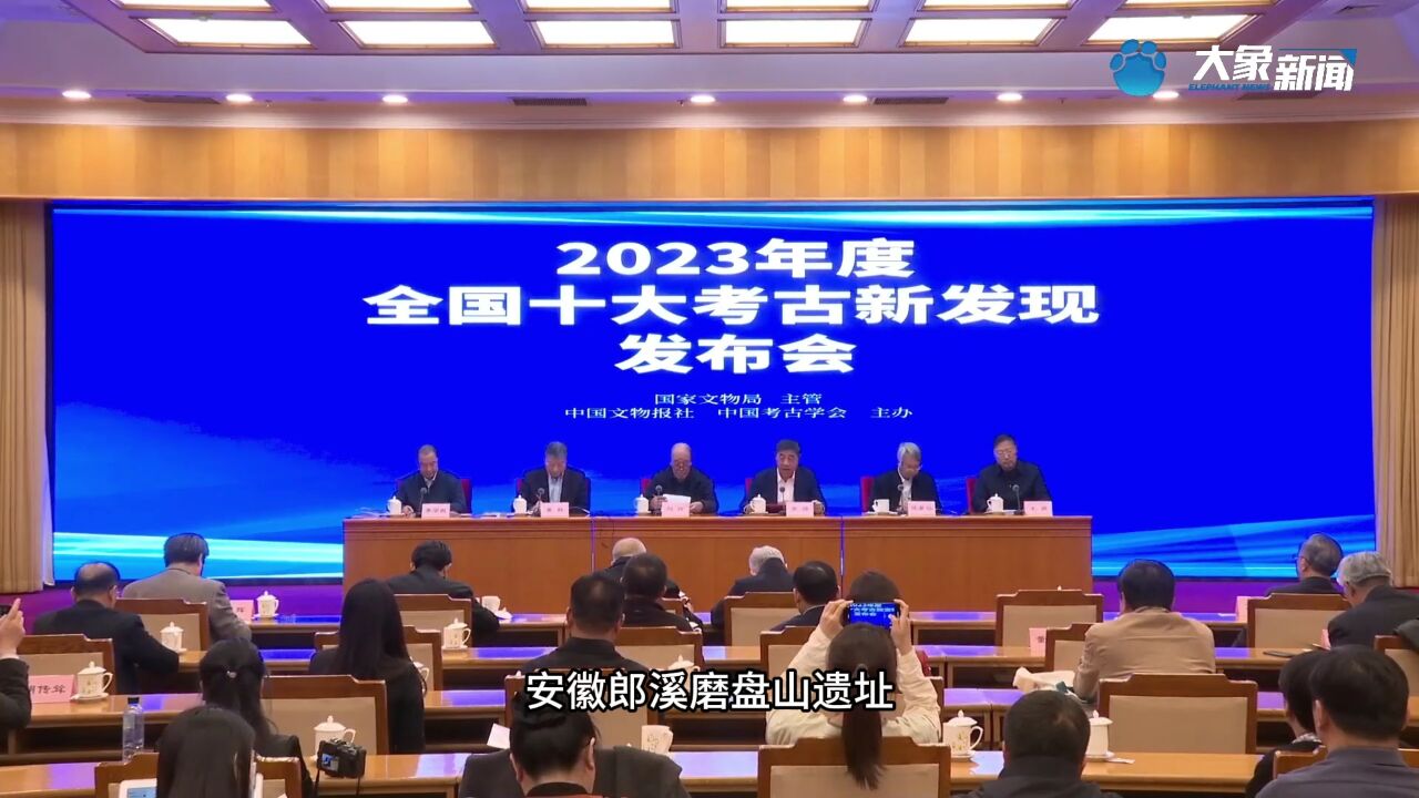 发布会现场实录丨河南两遗址入选2023全国十大考古新发现