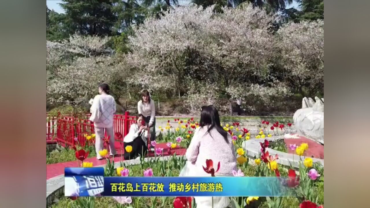 百花岛上百花放 推动乡村旅游热