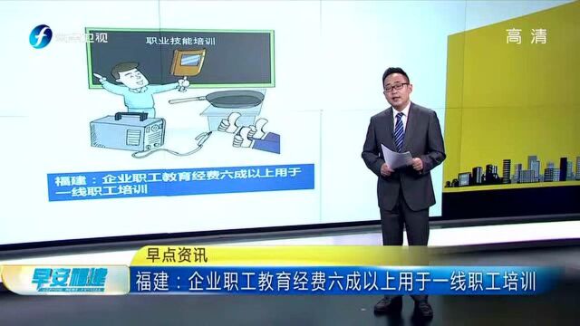 福建:企业职工教育经费六成以上用于一线职工培训