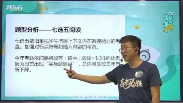 2020高考英语全国乙卷解析(7):阅读理解分析