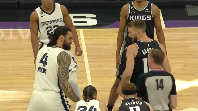 NBA常规赛：灰熊vs国王 英文解说全场回放