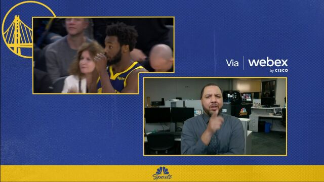 NBA常规赛：国王vs勇士第4节 英文解说回放