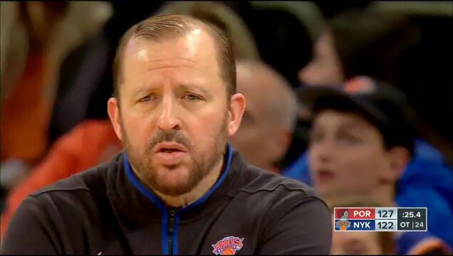 NBA常规赛：开拓者vs尼克斯加时赛中文解说回放