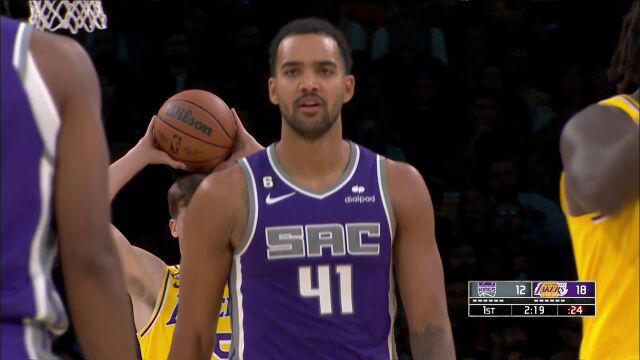 NBA季前赛：国王vs湖人第1节原声解说回放