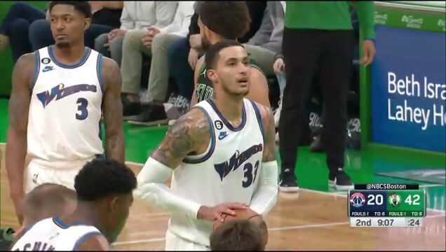 奇才vs凯尔特人英文原声全场回放