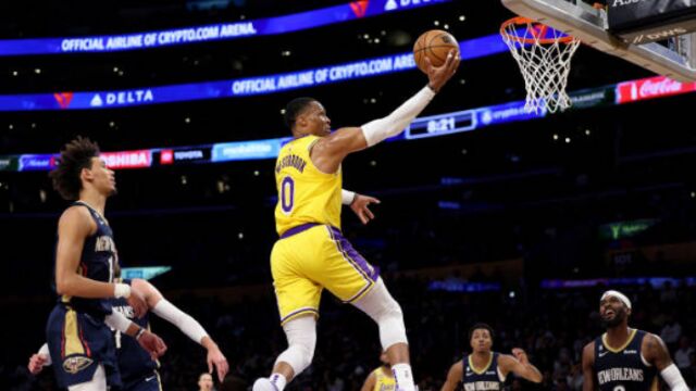 威斯布鲁克vs鹈鹕集锦 替补登场串联全队 拿下13+7+9