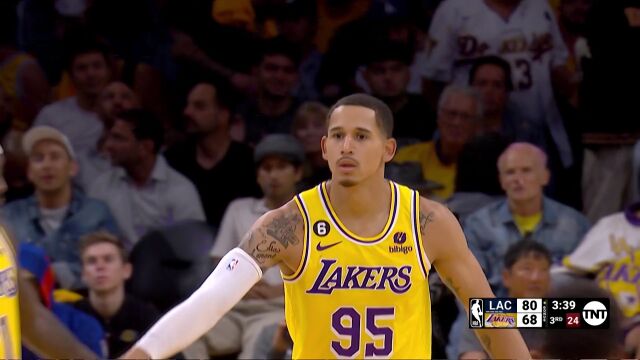 NBA常规赛：快船vs湖人第3节中文解说回放