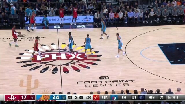 NBA常规赛：火箭vs太阳中文解说全场回放