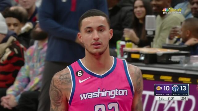 NBA常规赛：湖人vs奇才第1节原声解说回放