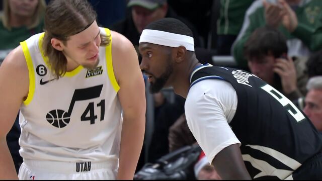 NBA常规赛：爵士vs雄鹿第4节英文原声回放