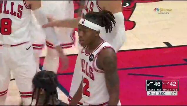 NBA常规赛：爵士vs公牛第2节中文解说回放