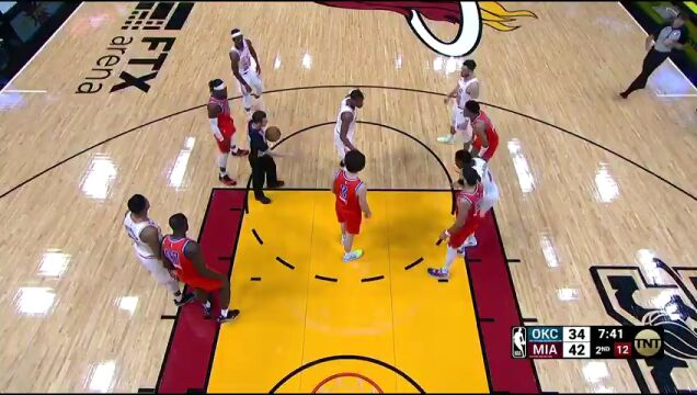 NBA常规赛：雷霆vs热火中文解说全场回放