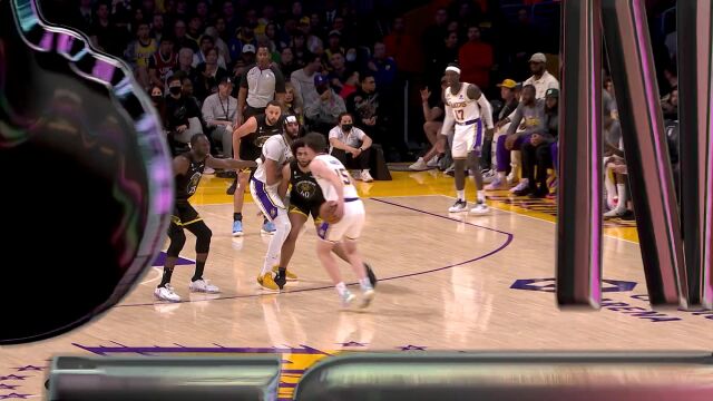 NBA常规赛：勇士vs湖人第2节中文解说回放