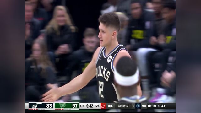 雄鹿vs爵士交战记录 马尔卡宁和字母哥谁才是更好的得分手