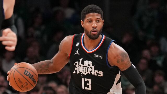 乔治vs凯尔特人集锦 全场24+4+6攻传兼备难挽颓势