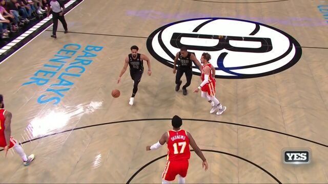 丁威迪超高抛传上难度 克拉克斯顿顺势起飞空接暴扣