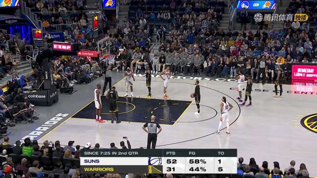 NBA常规赛：太阳vs勇士中文解说全场回放