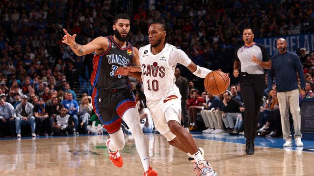 加兰vs雷霆集锦 全场砍下31分13助攻全面发挥无力回天