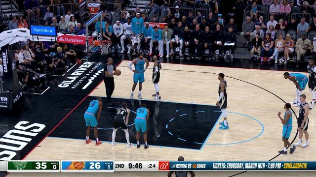 NBA常规赛：雄鹿vs太阳中文解说全场回放