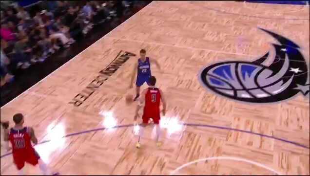 NBA常规赛：奇才vs魔术第3节 中文解说回放