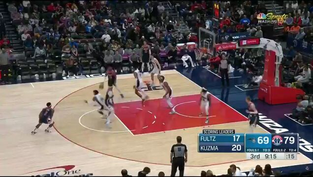 NBA常规赛：魔术vs奇才英文原声全场回放