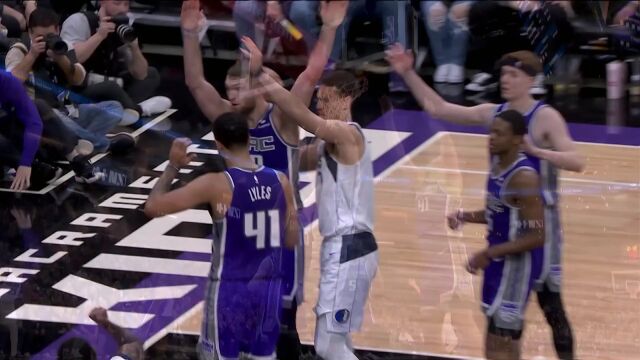 独行侠vs国王第4节英文原声回放