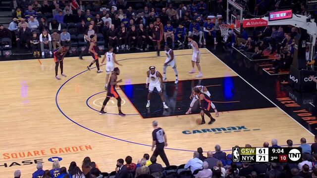 现在真是越打越稳 兰德尔空切起飞上篮2+1