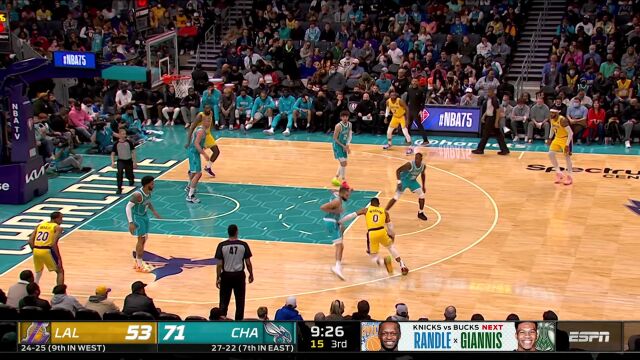 回顾湖人vs黄蜂交战记录 詹姆斯大概率出战湖人能否取得连胜