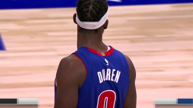 NBA常规赛：魔术vs活塞第2节 中文解说回放