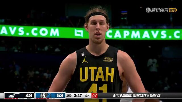 NBA常规赛：爵士vs独行侠中文解说全场回放
