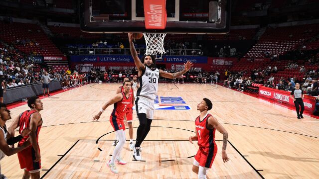 奇才85-96马刺 布兰纳姆和巴洛合砍49分成功带走胜利