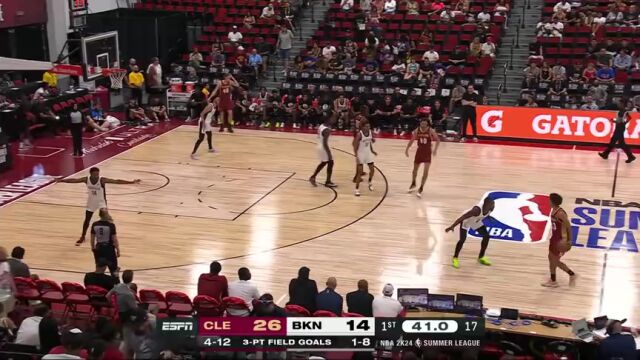 NBA夏季联赛：骑士vs篮网中文解说全场回放