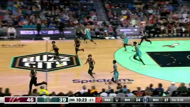 NBA常规赛：骑士vs黄蜂英文原声全场回放