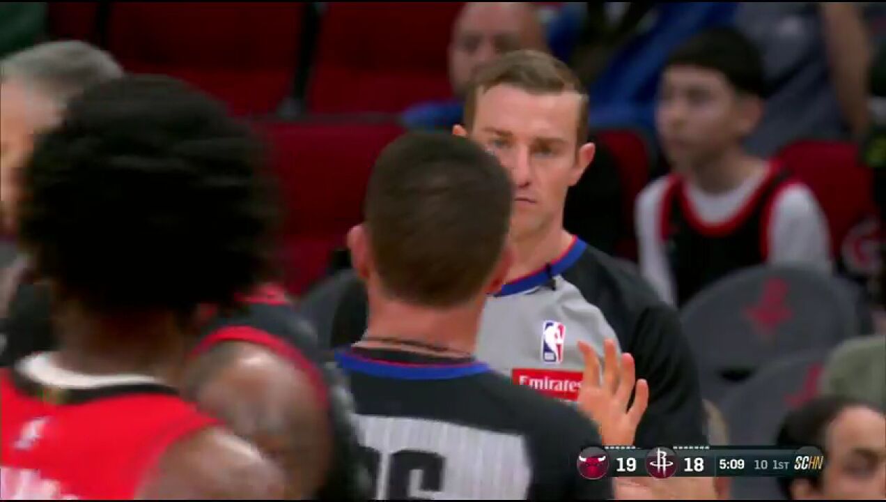 NBA常规赛:公牛vs火箭第1节中文解说回放