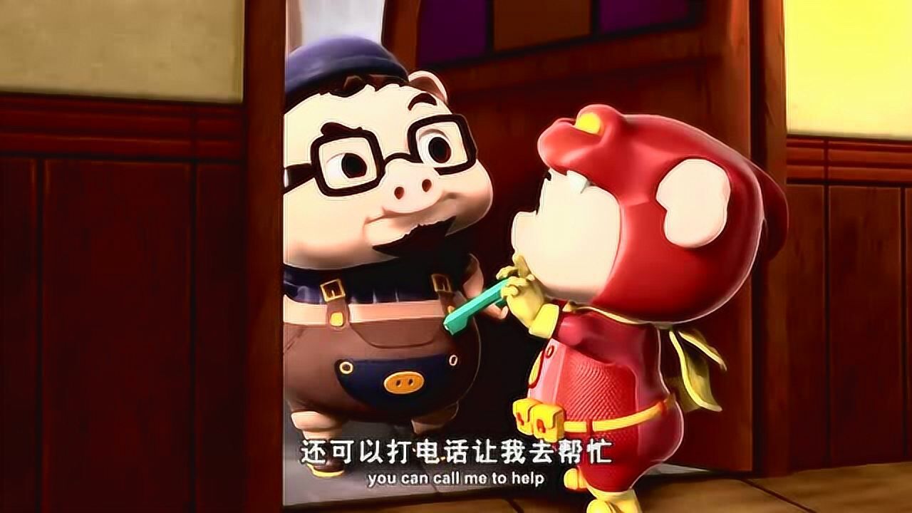 超人猪猪侠超人强和波比来到皇宫了他们进去偷东西呀