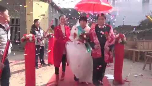 云南城市姑娘下嫁农村，婆家用这种方式迎接，很隆重！