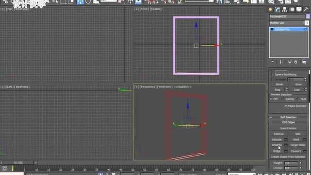 3DMAX教程,室内窗框建模讲解