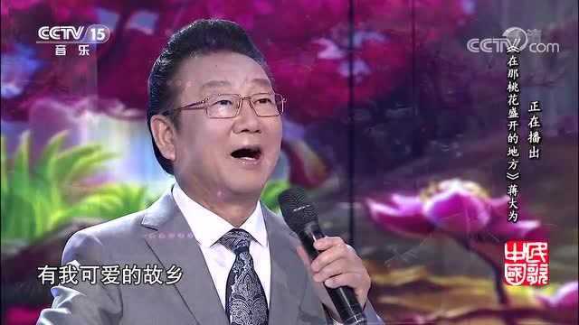 经典老歌《在那桃花盛开的地方》演唱:蒋大为